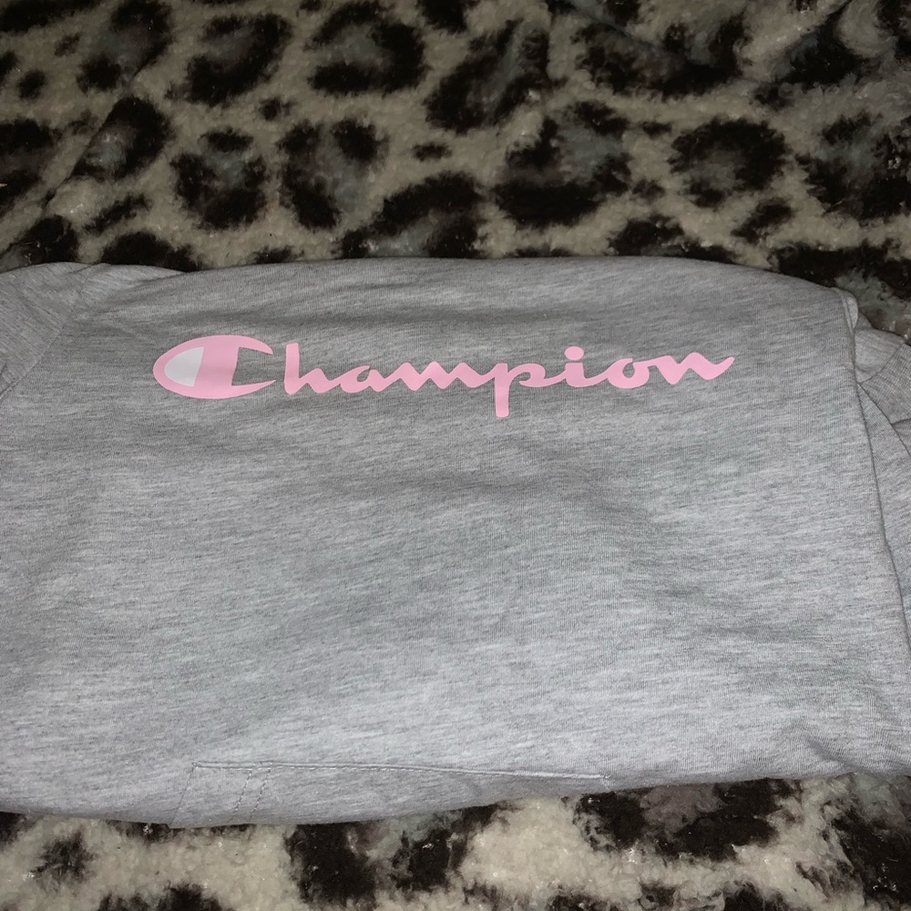 champion t shirt with t hoodie